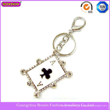 Nouveaux clubs de poker Cadeau promotionnel Porte-clés en métal Keychain (15480)